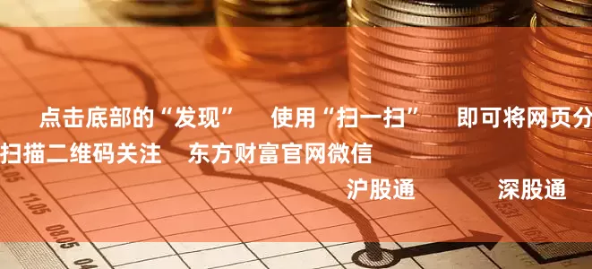 正版炒股软件 点击底部的“发现” 使用“扫一扫” 即可将网页分享至朋友圈 扫描二维码关注 东方财富官网微信 沪股通 深股通