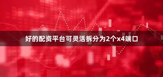 好的配资平台可灵活拆分为2个x4端口
